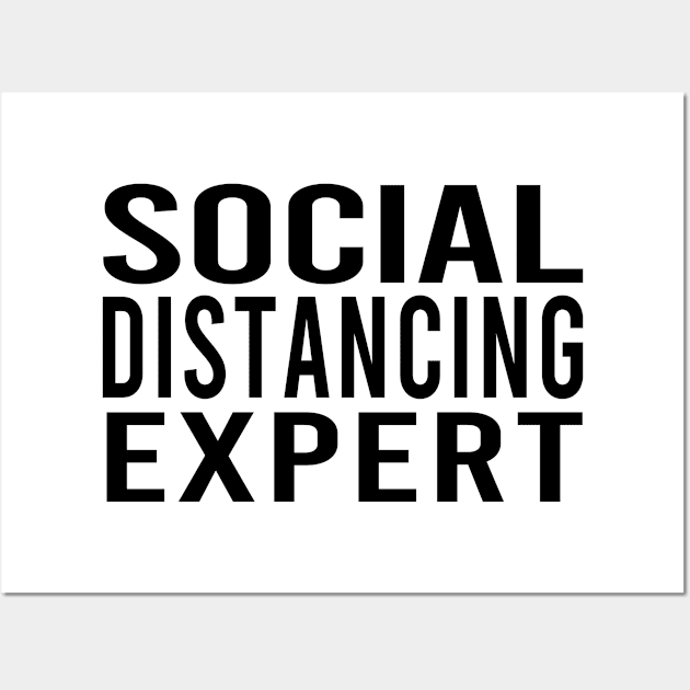 social distancing expert Wall Art by semsim